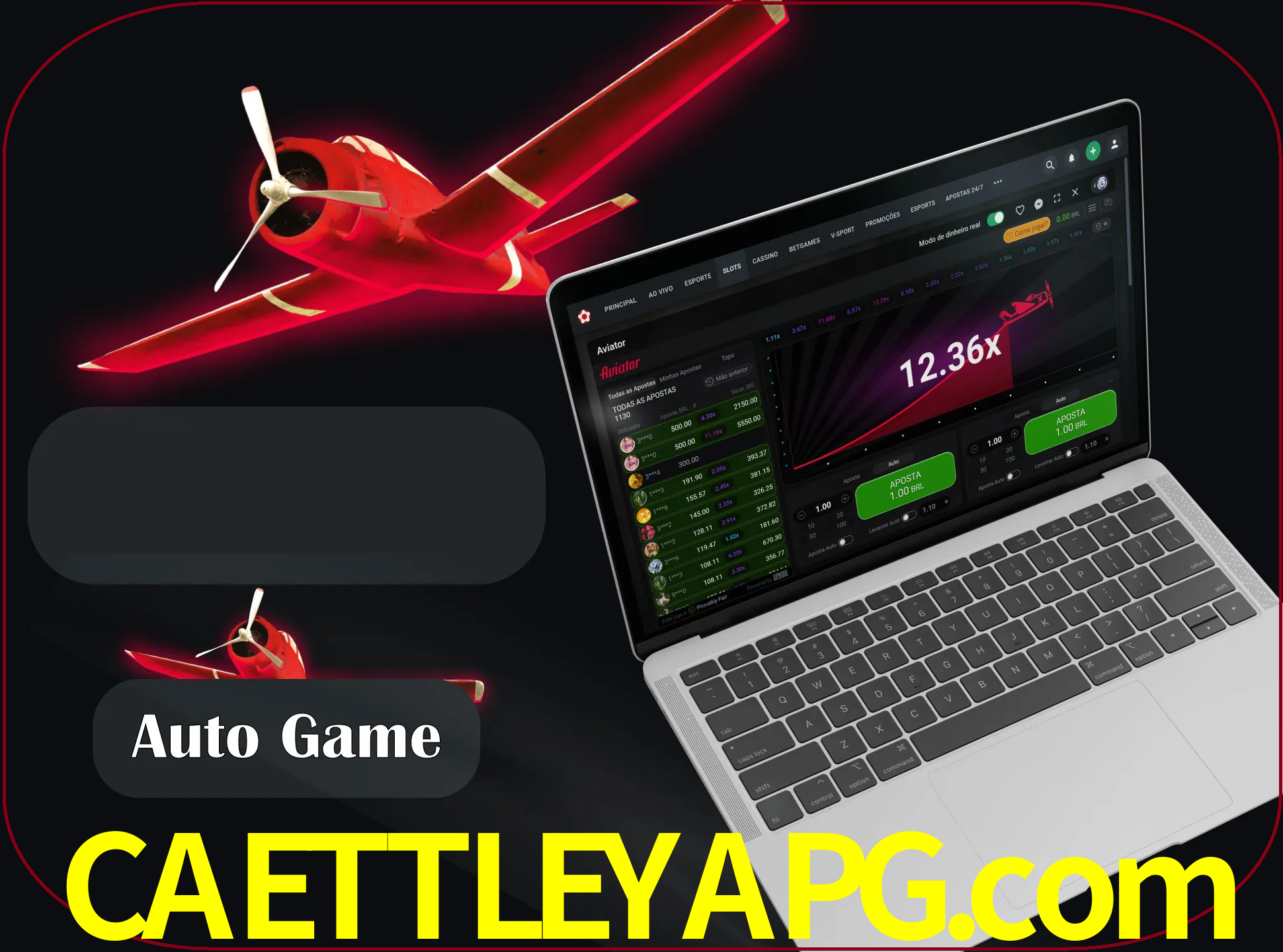 No modo automático, os jogos apostam e sacam seu dinheiro automaticamente.