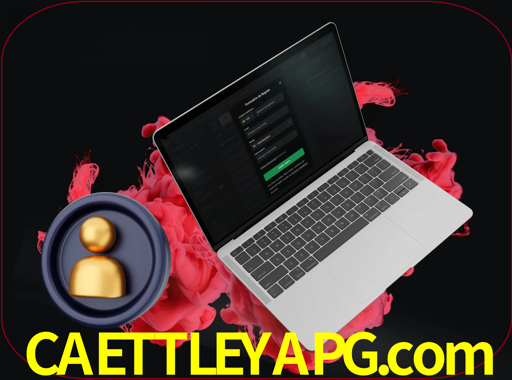 No cabeçalho do site caettleyapg, clique no botão que o levará a um formulário especial onde terá de introduzir as suas informações actuais.
