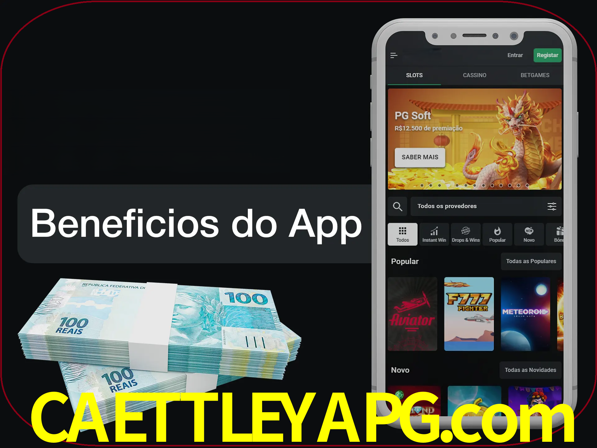 Obtenha todos os benefícios usando o aplicativo.