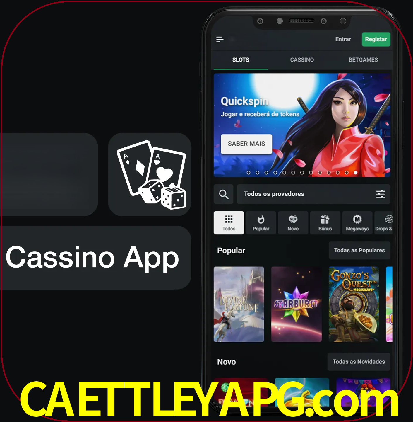 Jogue jogos de cassino e ganhe.