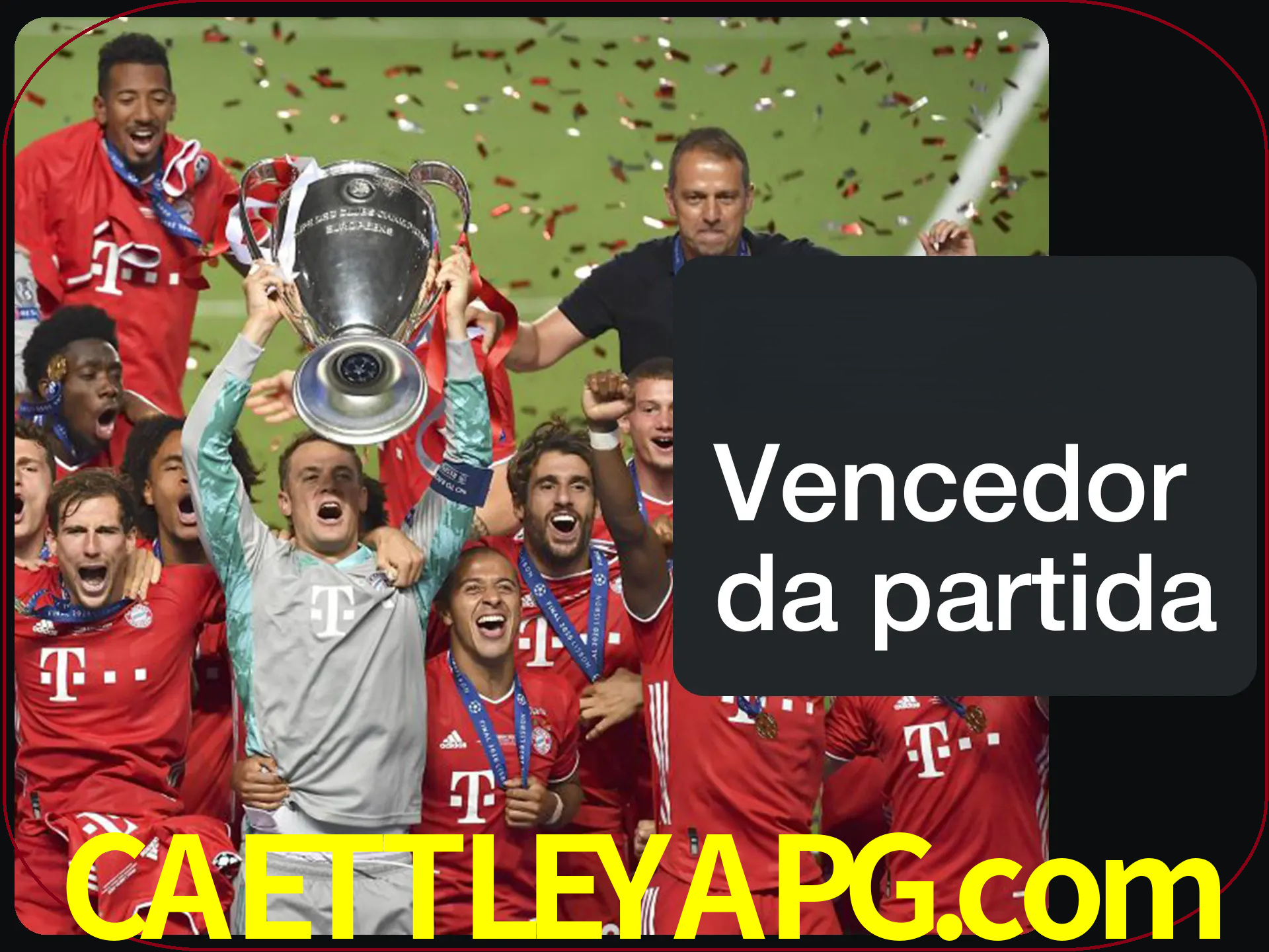 Aposte no vencedor e ganhe uma grande quantia de dinheiro.