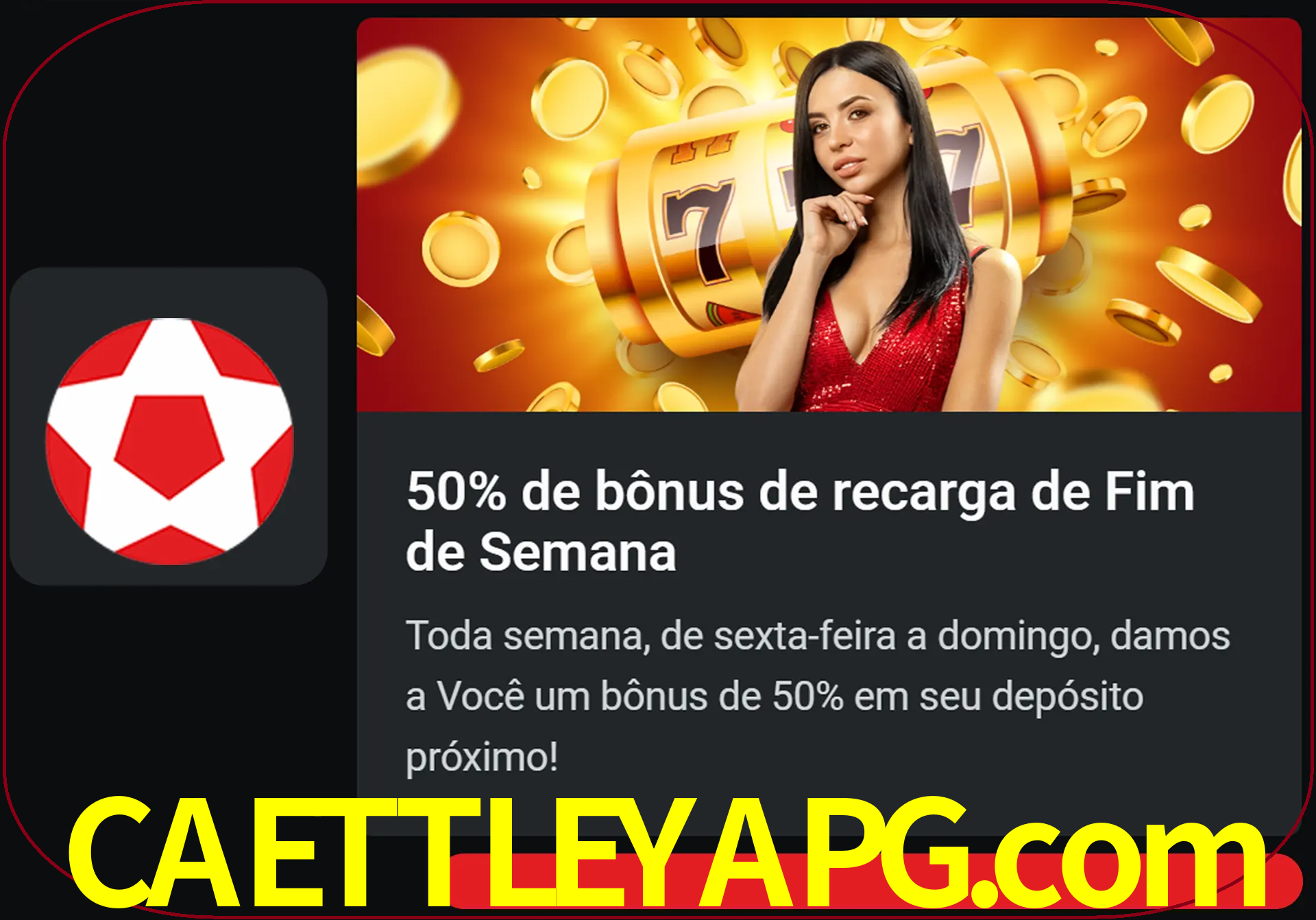 Volte a cada semana para receber novos bônus em dinheiro.