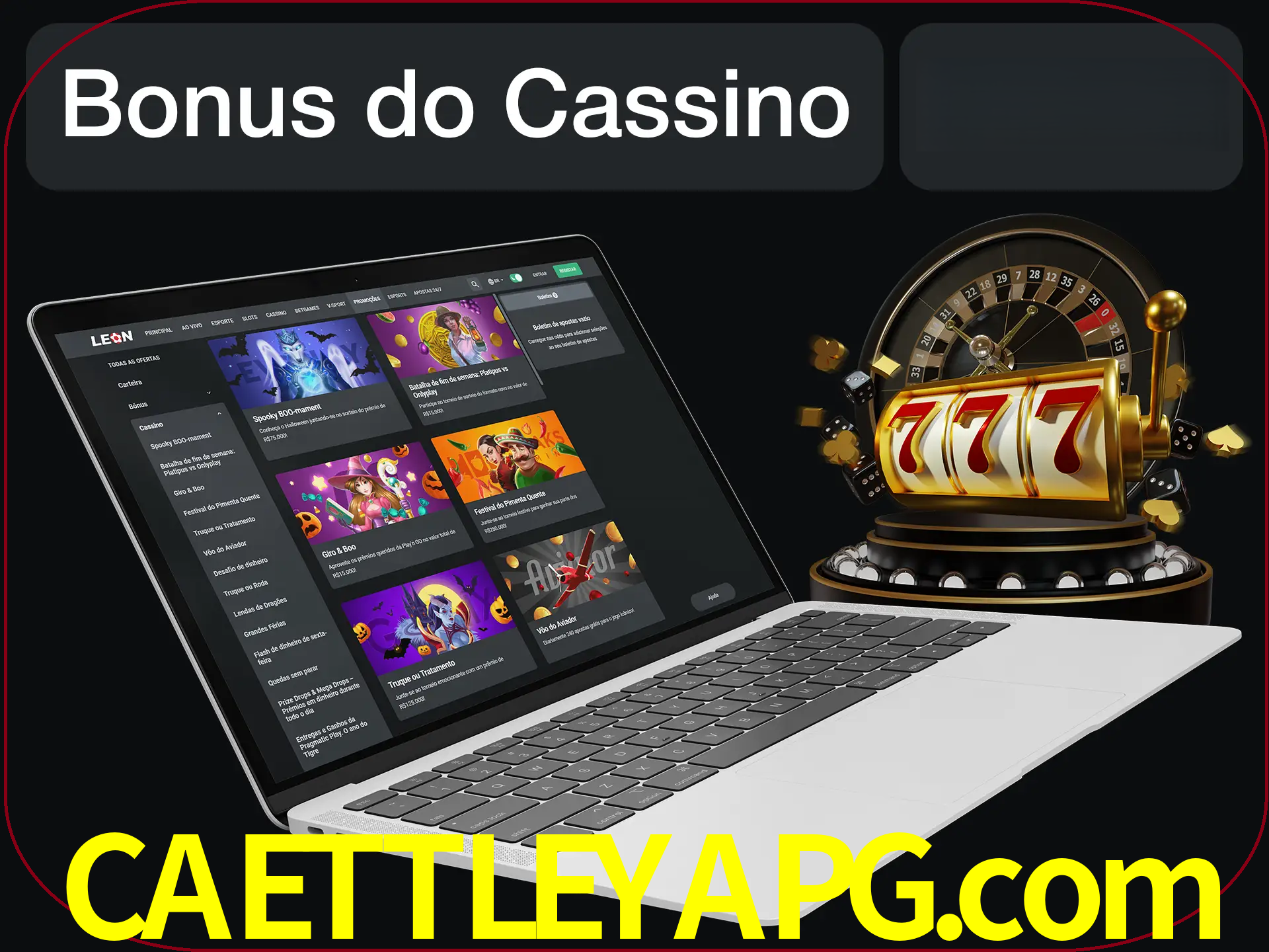 Use o bônus do cassino para começar melhor.